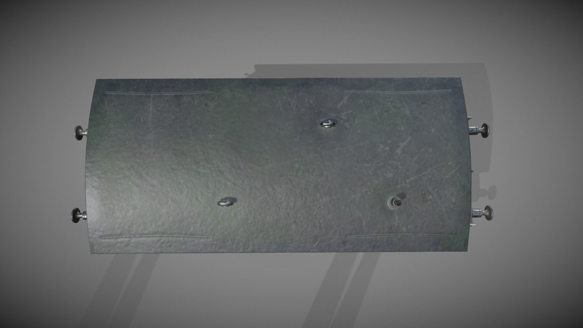 Train set wagon with tank Low-poly 3D model_66