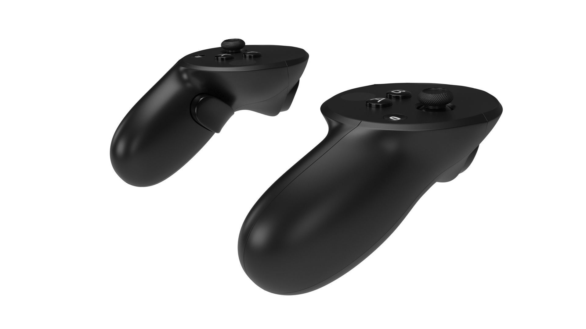 Generic VR Controllers 3D model_8