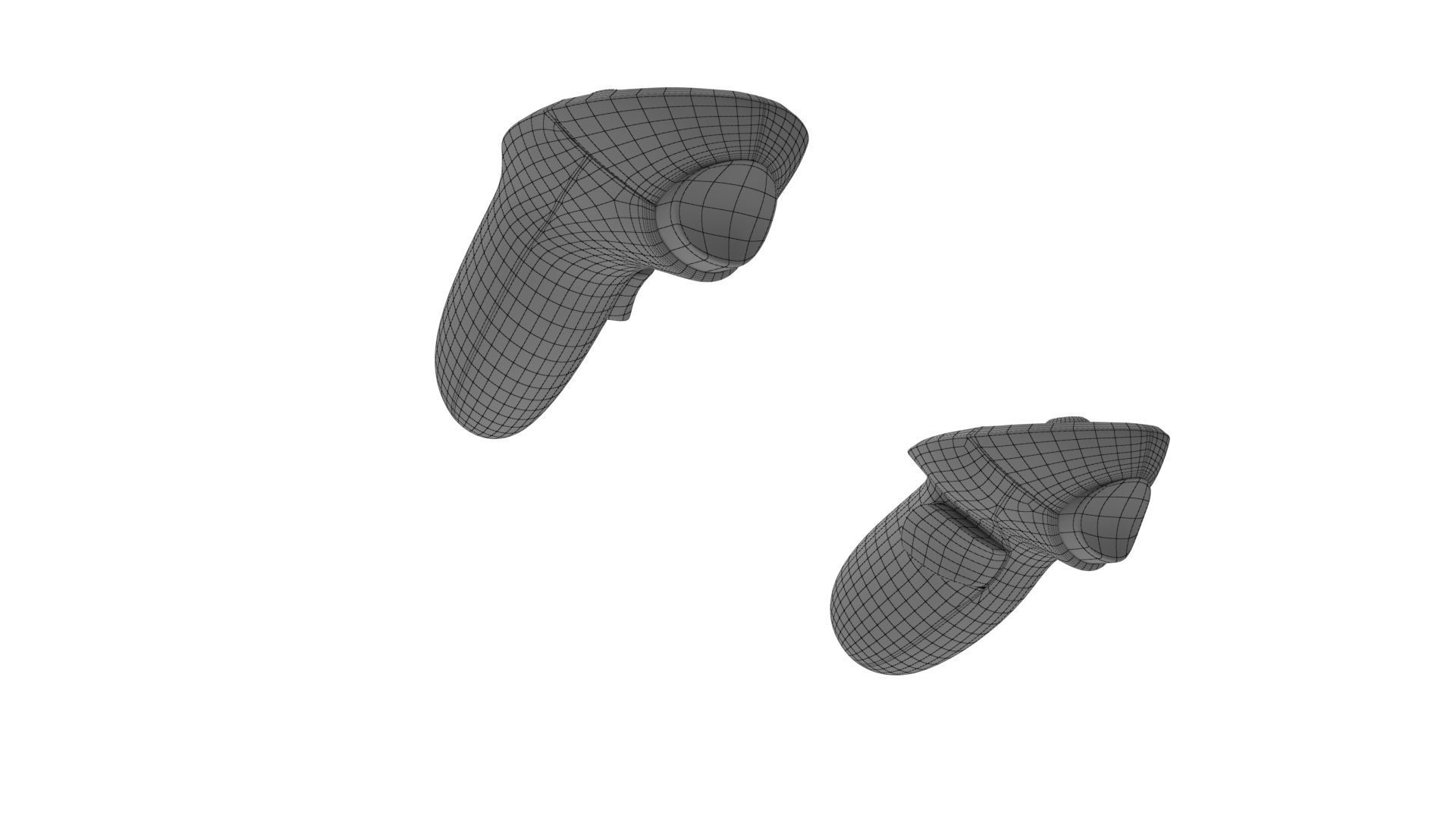 Generic VR Controllers 3D model_15