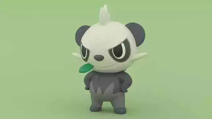 Pancham - Pokemon 3D Print Model 3D print model