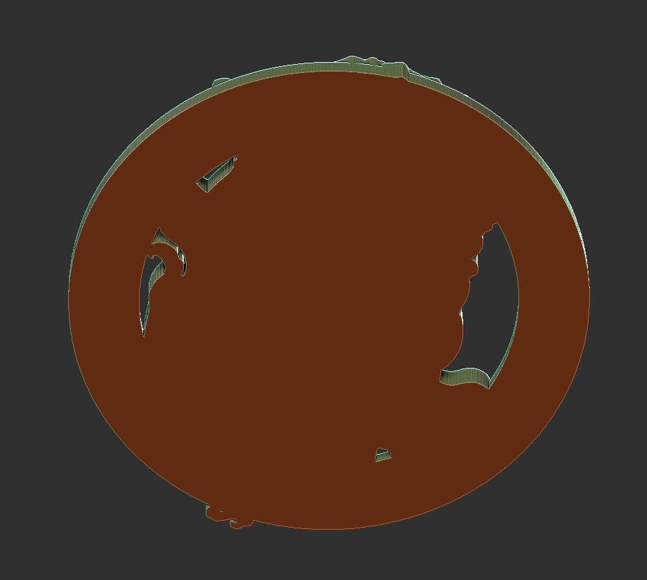 foo dog 3D print model_5