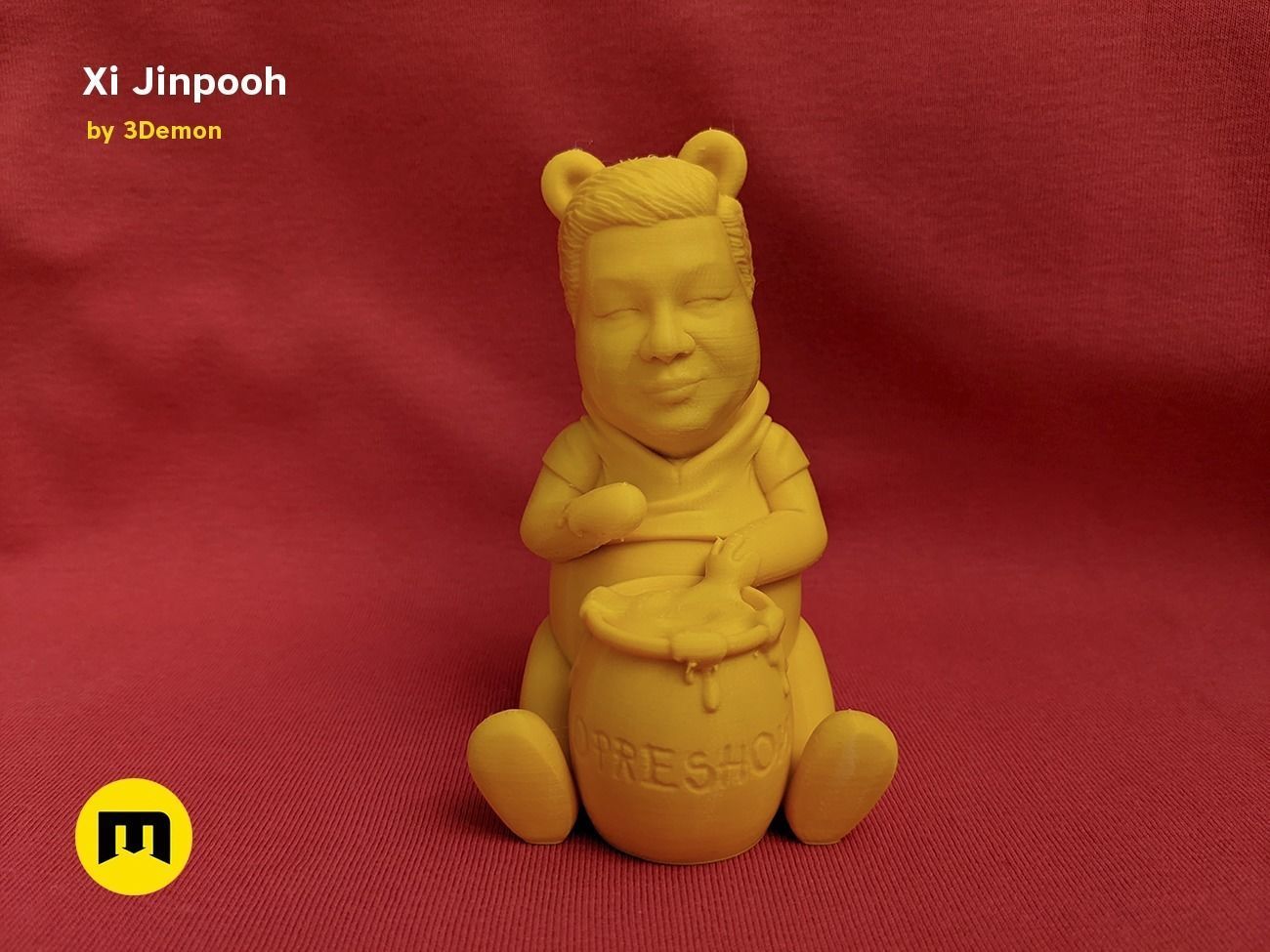 Xi Jinpooh Free 3D print model