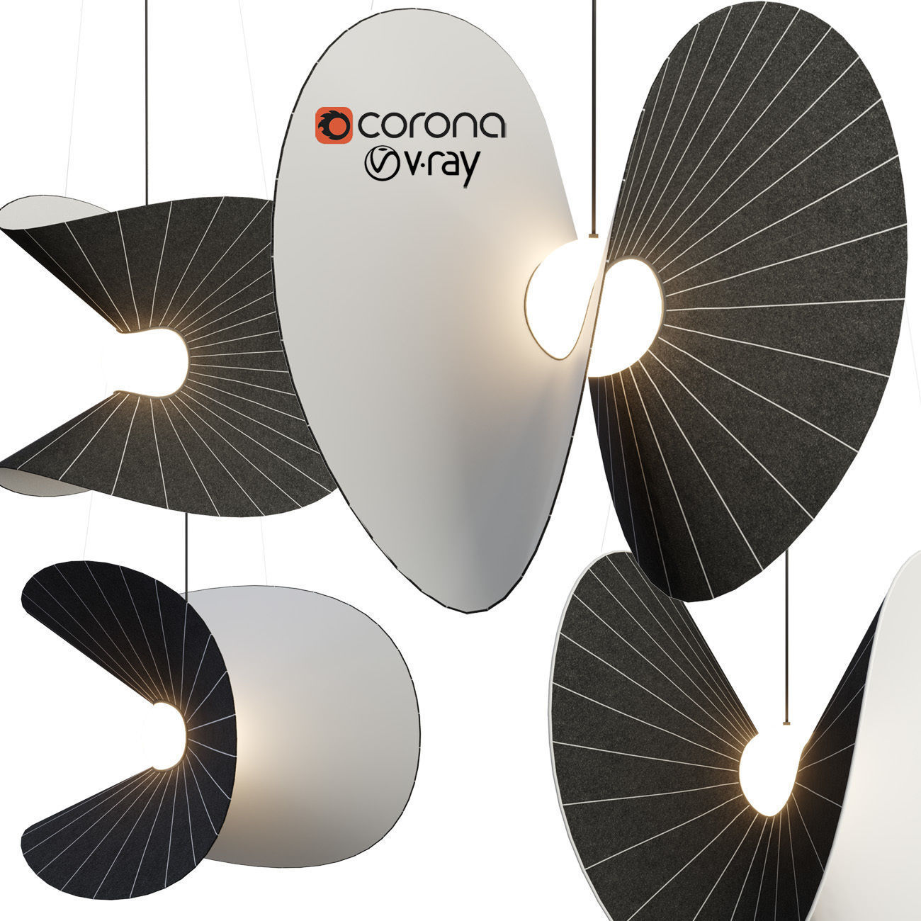 Mariposa Suspension 3D model_4