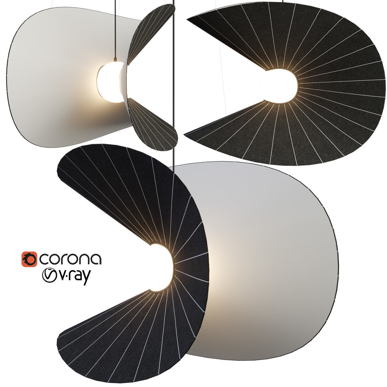 Mariposa Suspension 3D model_1