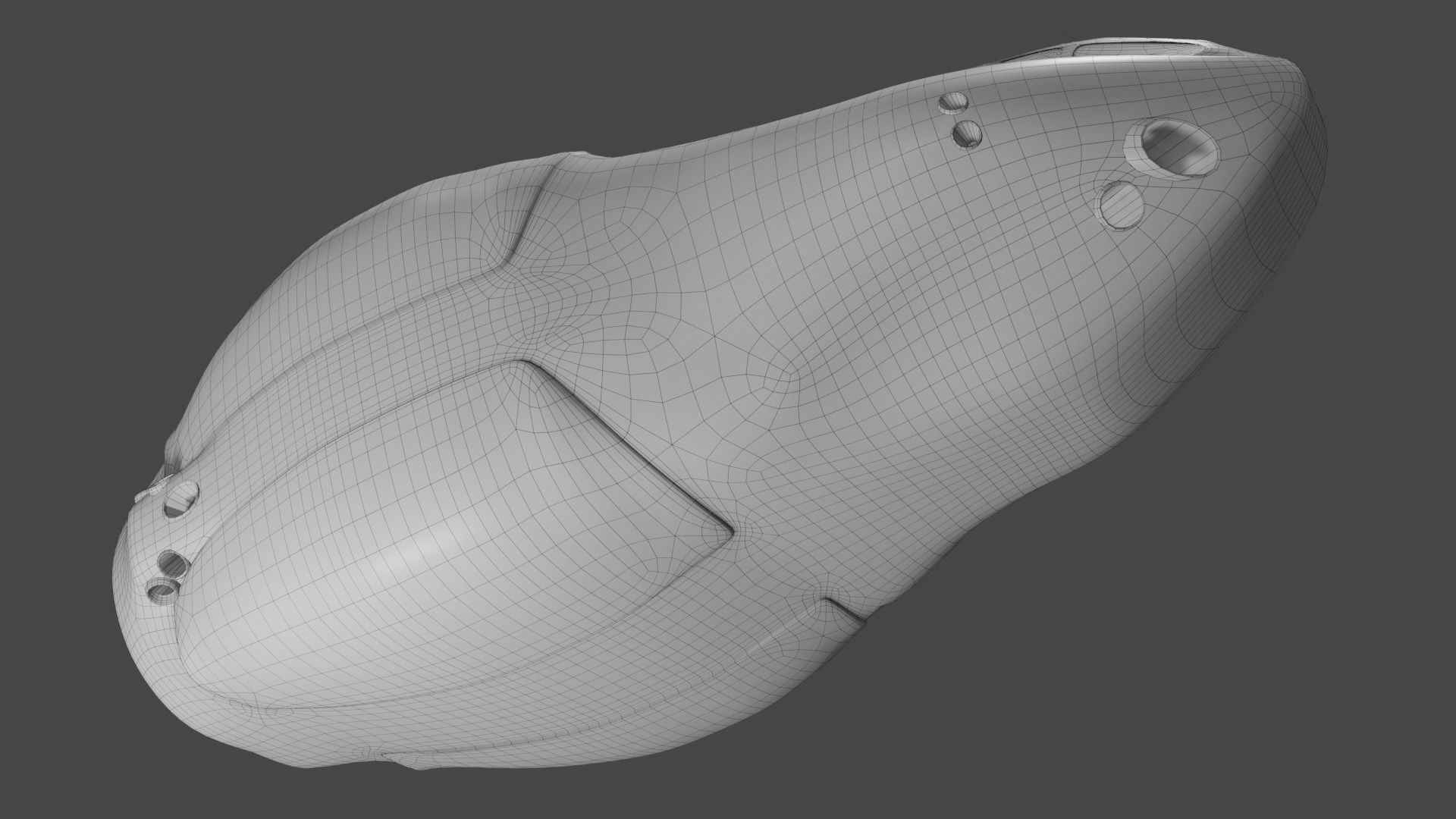 Scifi Futuristic SpaceShip  3D model_23