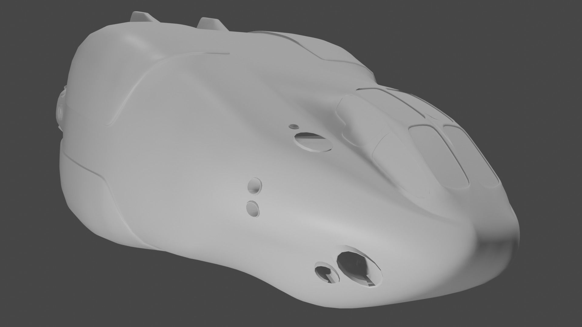 Scifi Futuristic SpaceShip  3D model_14