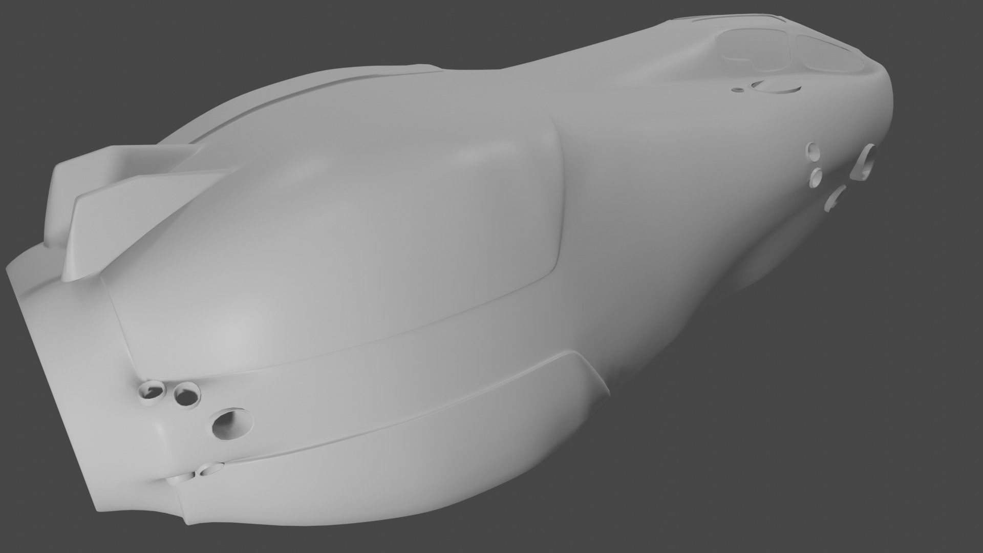 Scifi Futuristic SpaceShip  3D model_18