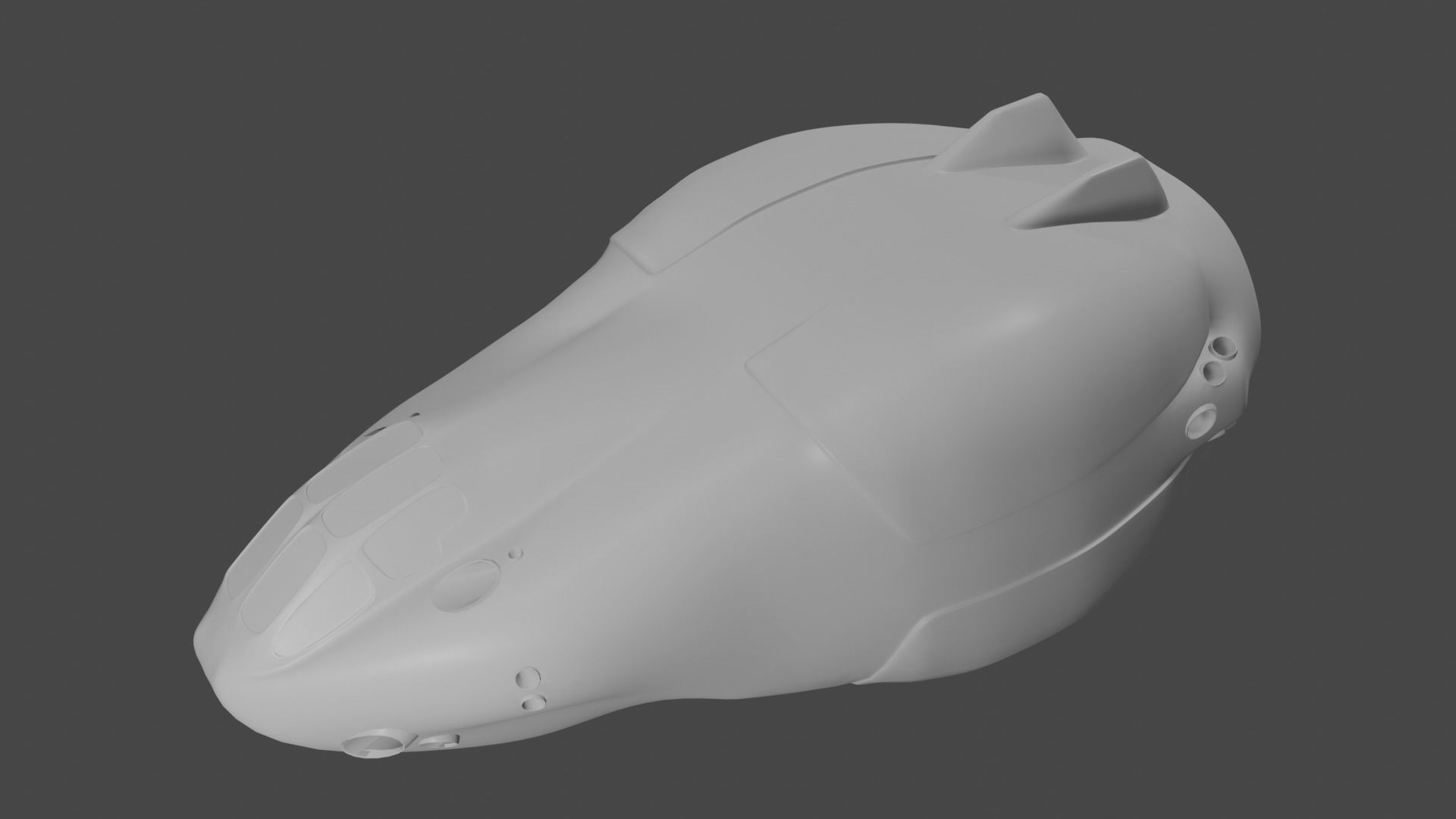 Scifi Futuristic SpaceShip  3D model_17