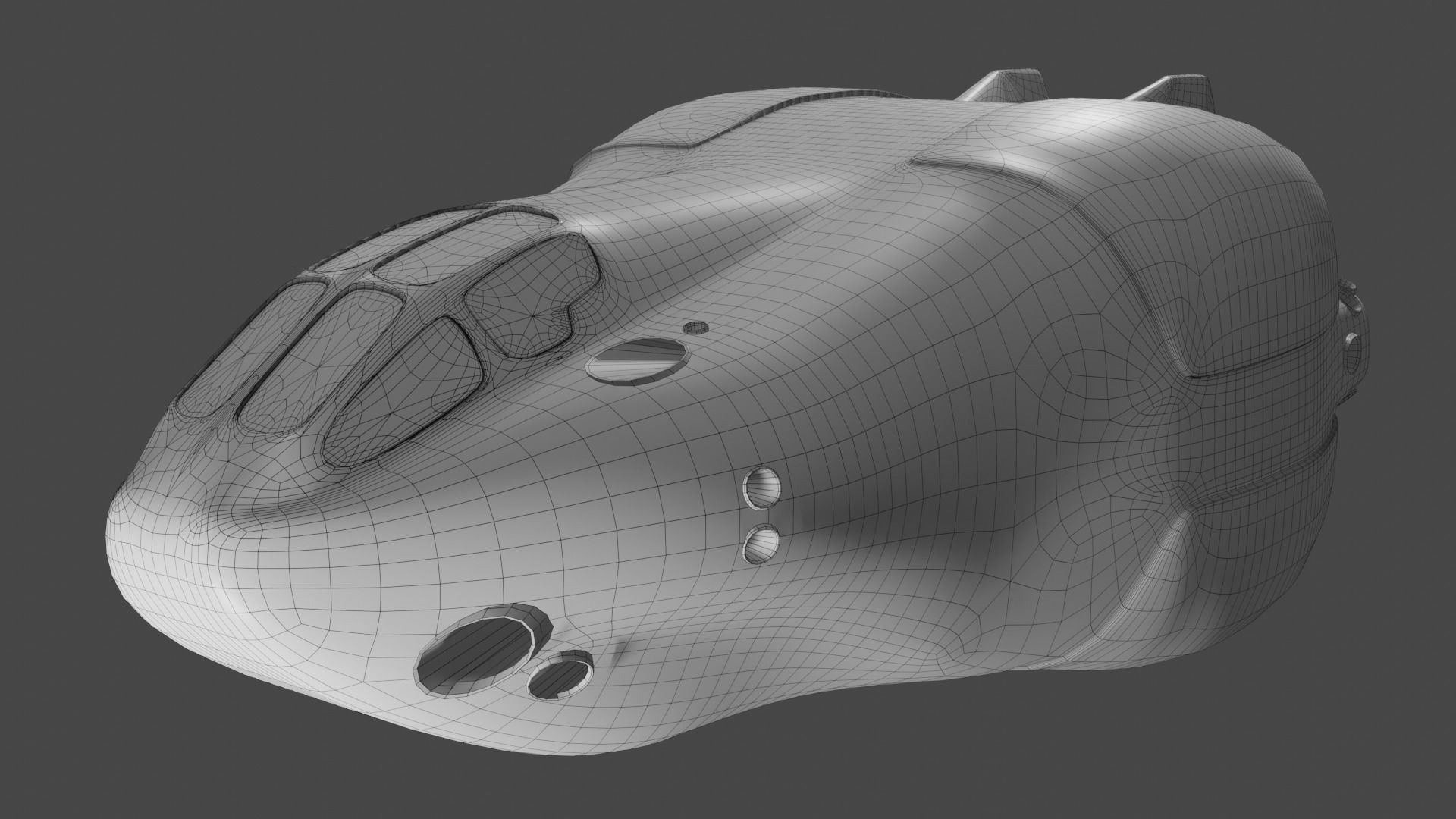 Scifi Futuristic SpaceShip  3D model_25