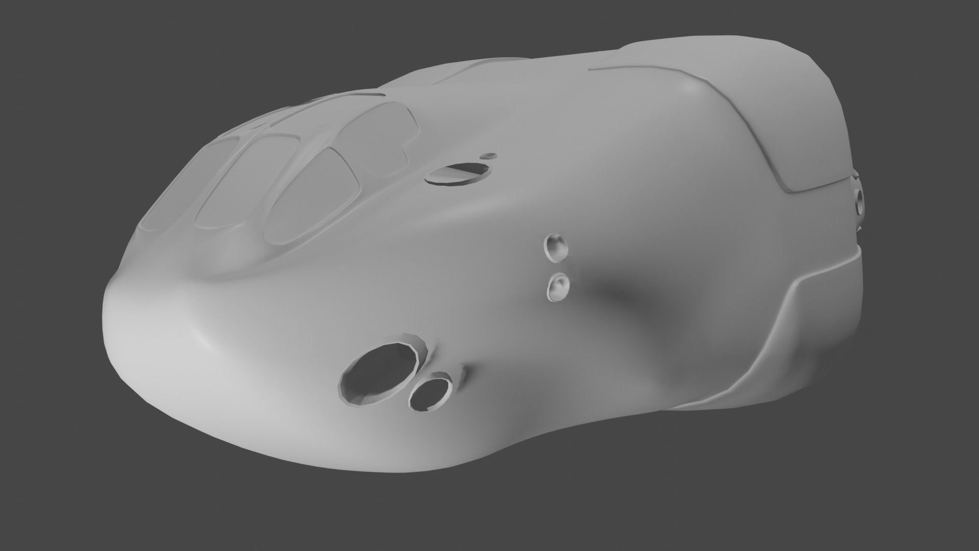 Scifi Futuristic SpaceShip  3D model_15