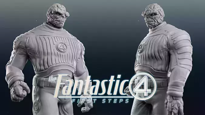 Fantastic Four - The Thing Statue 3D print model