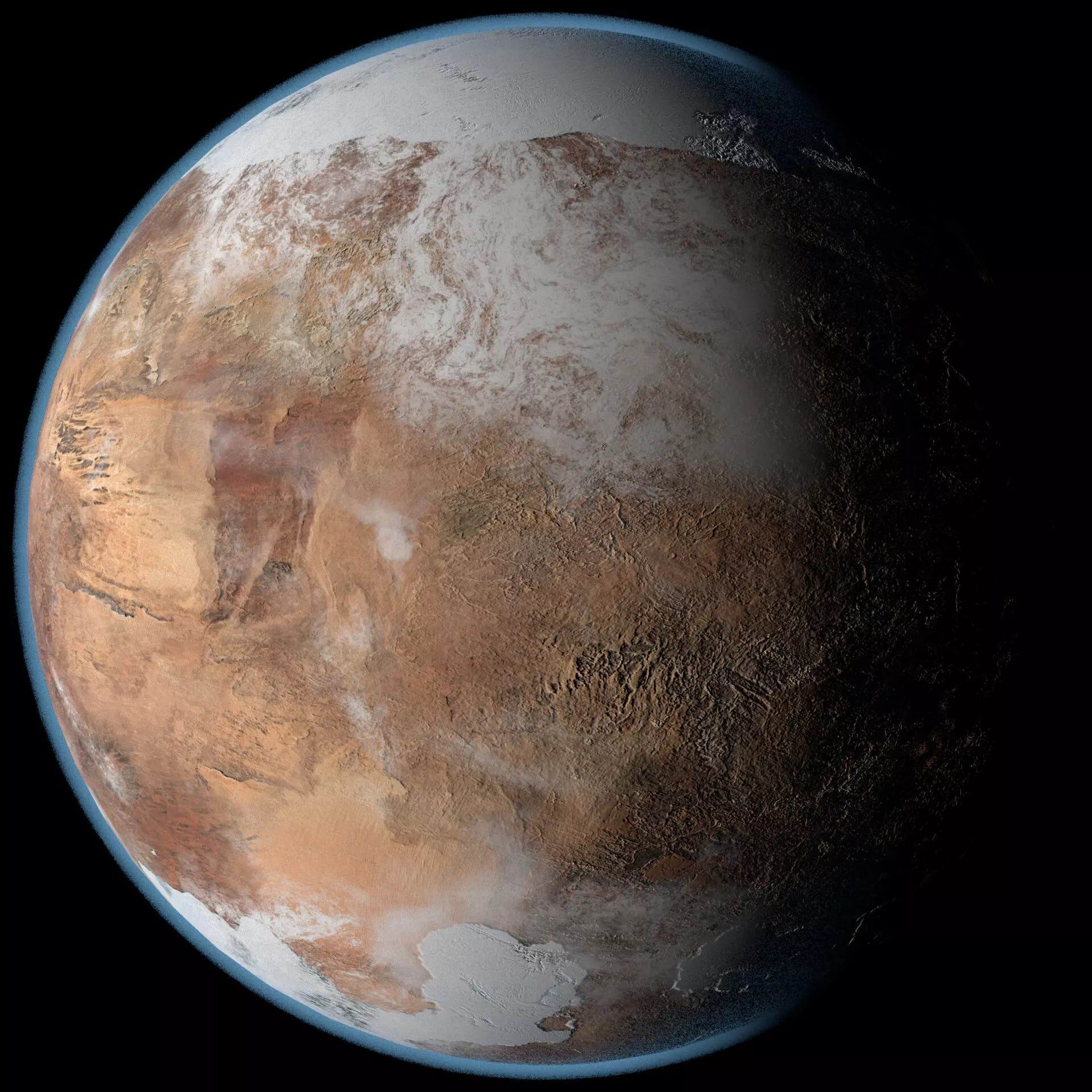 Desert Planet 02 Free 3D model_0