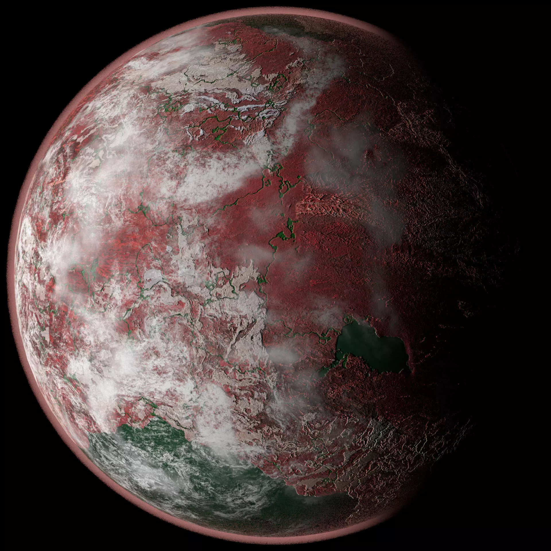 Desert Planet 03 Free 3D model_0