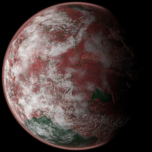 Desert Planet 03 Free 3D model