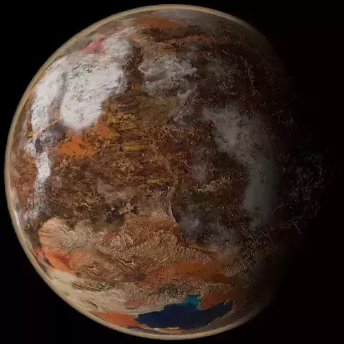 Desert Planet 04 Free 3D model