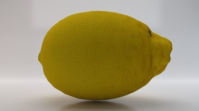 Lemon  Low-poly 3D model 3