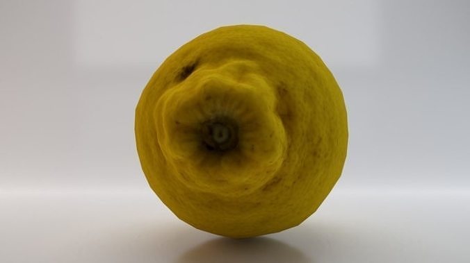 Lemon  Low-poly 3D model 4