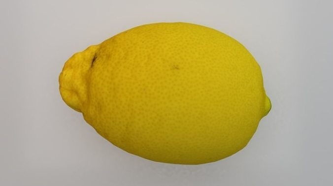 Lemon  Low-poly 3D model 6