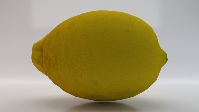 Lemon  Low-poly 3D model 2