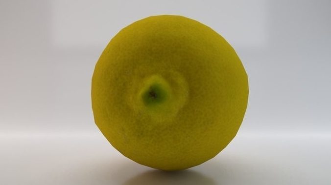 Lemon  Low-poly 3D model 5