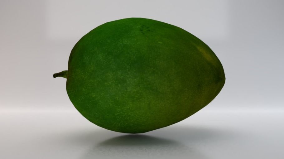 Mango  Low-poly 3D model_1
