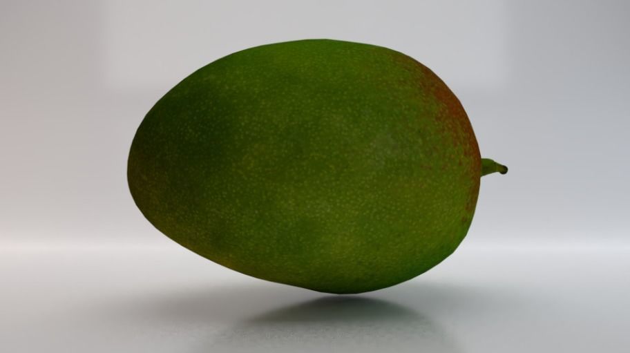 Mango  Low-poly 3D model_2