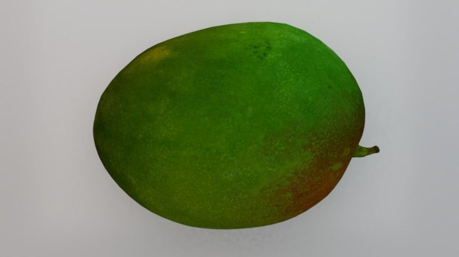 Mango  Low-poly 3D model_5