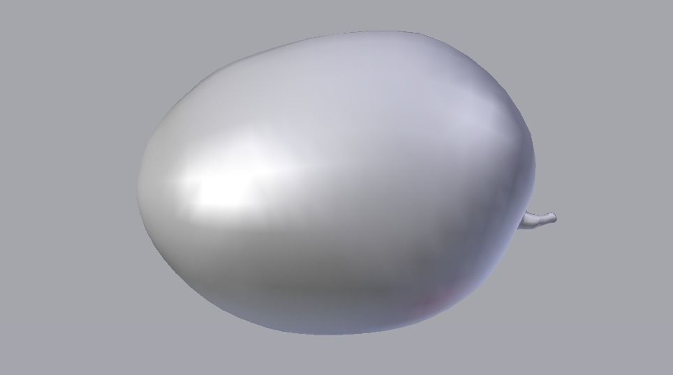 Mango  Low-poly 3D model_23