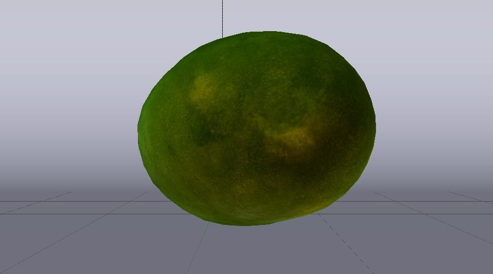 Mango  Low-poly 3D model_15