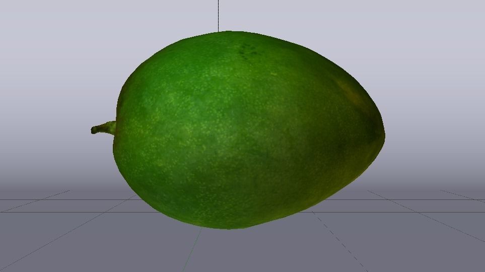 Mango  Low-poly 3D model_13