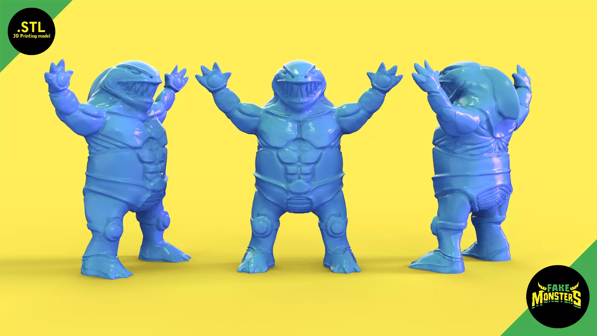 01 Jawster - Fake Monsters 3D print model