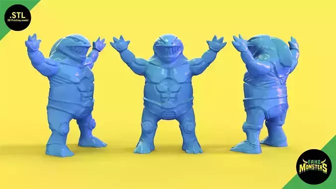 01 Jawster - Fake Monsters 3D print model