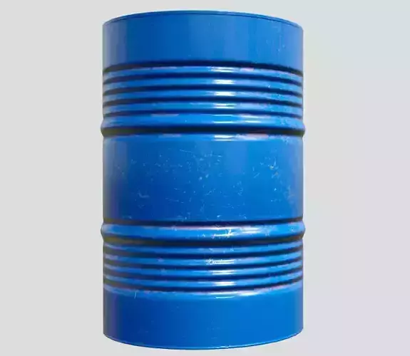 barrel metal blue