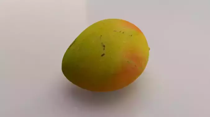 Mango  Low-poly 3D model