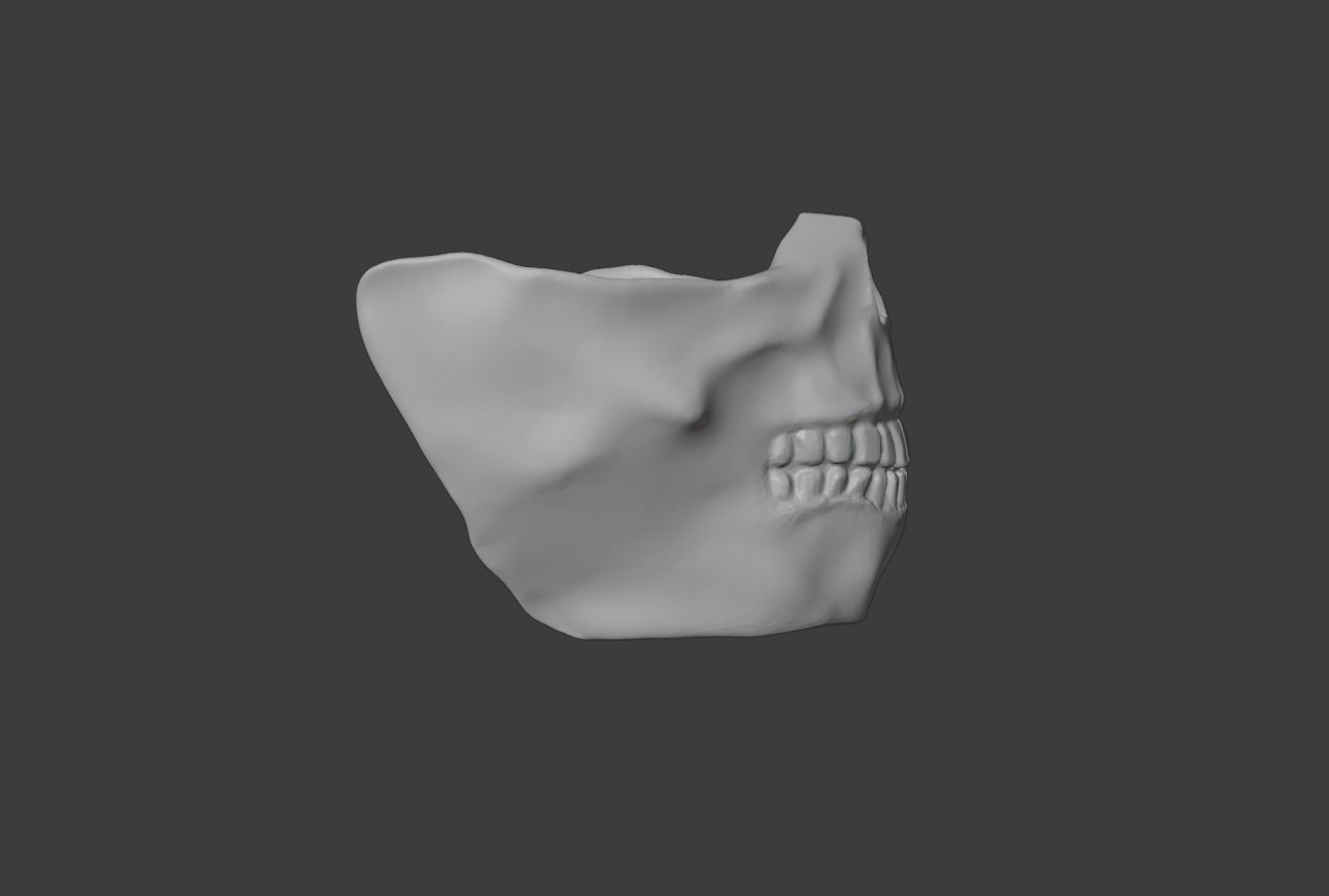 FOREVER PURGE MOVIE 2021 SCULL MASK - STL FILE 3 VERSIONS  3D print model_8