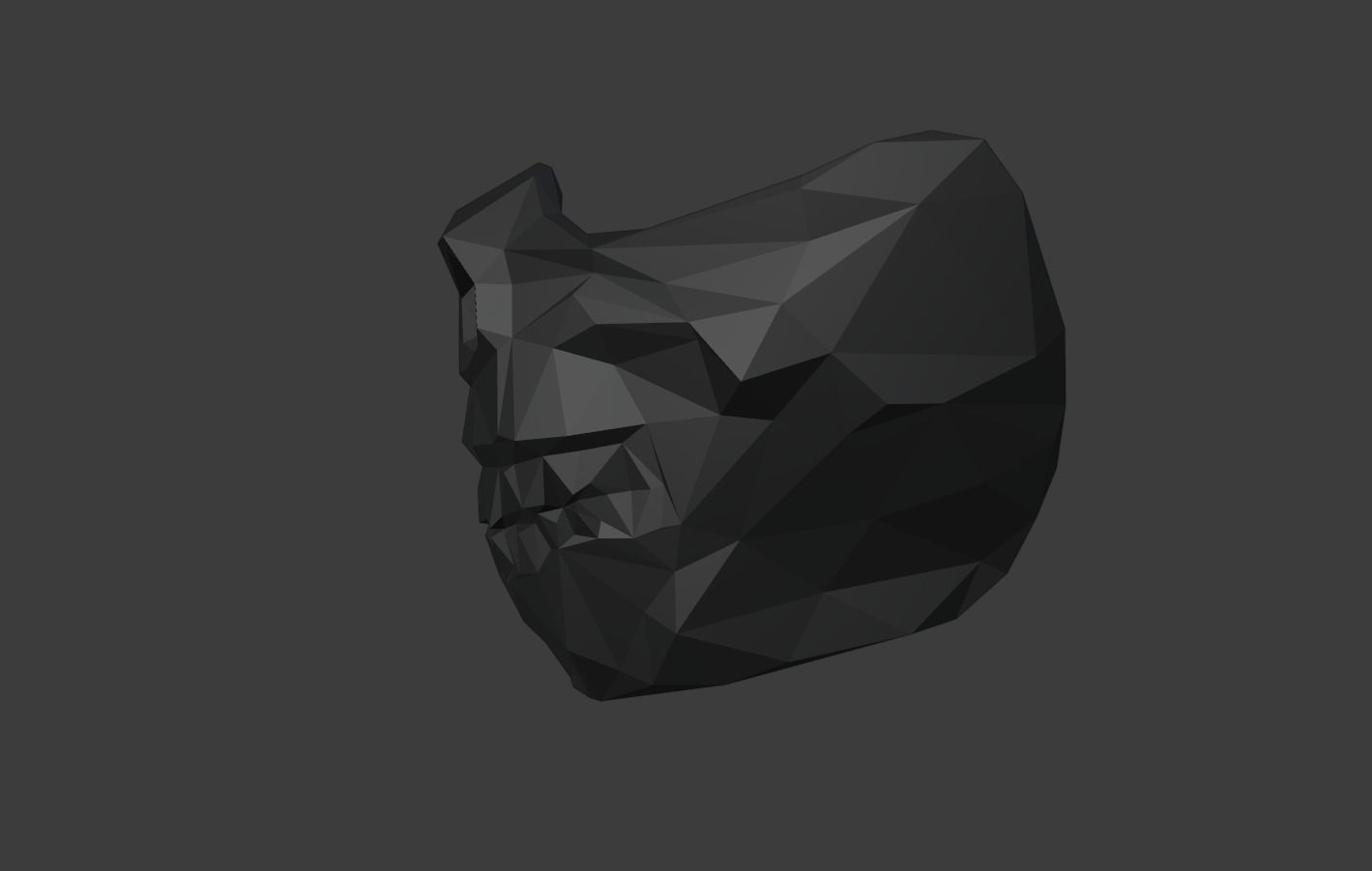 FOREVER PURGE MOVIE 2021 SCULL MASK - STL FILE 3 VERSIONS  3D print model_11