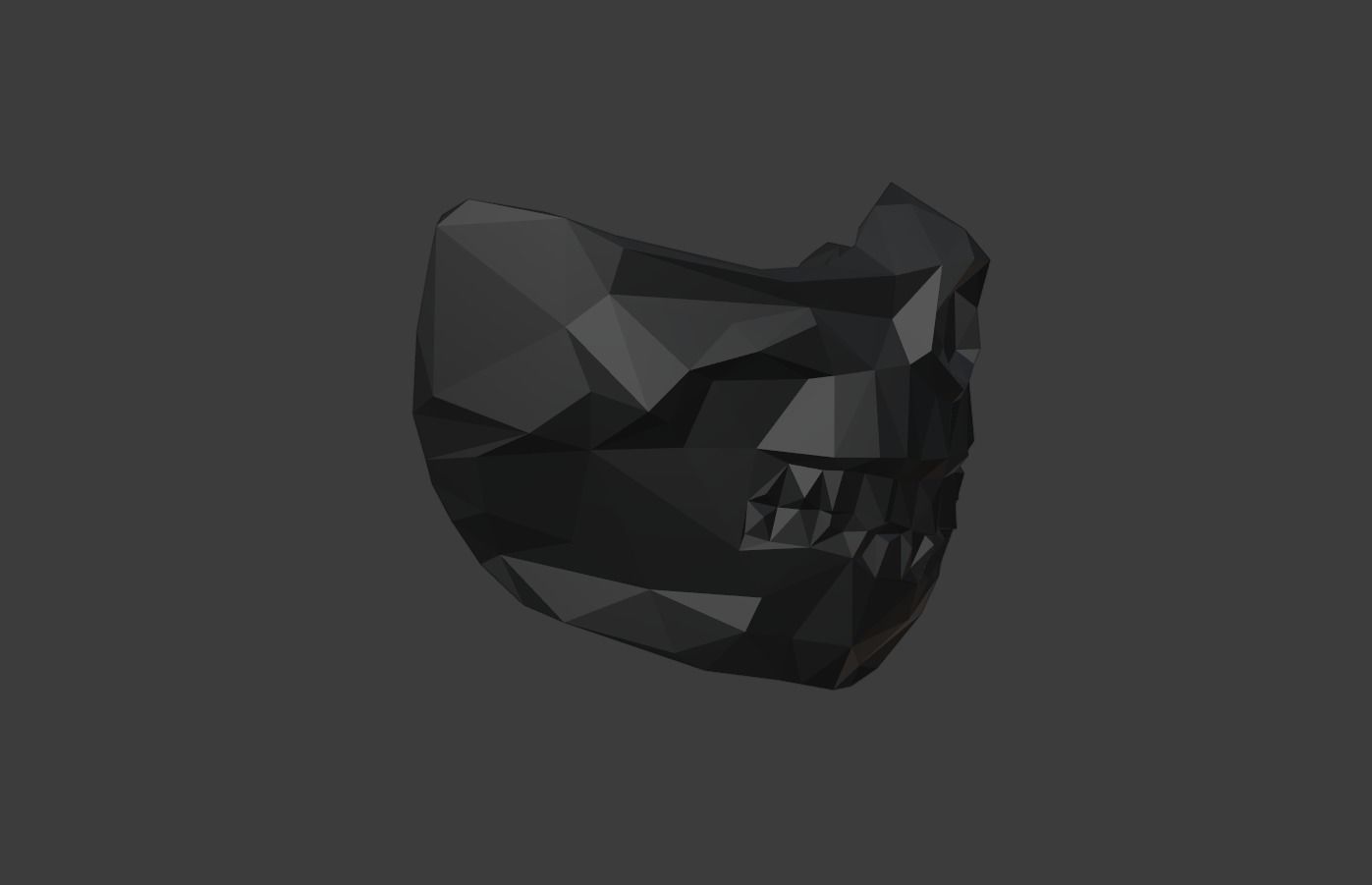 FOREVER PURGE MOVIE 2021 SCULL MASK - STL FILE 3 VERSIONS  3D print model_10