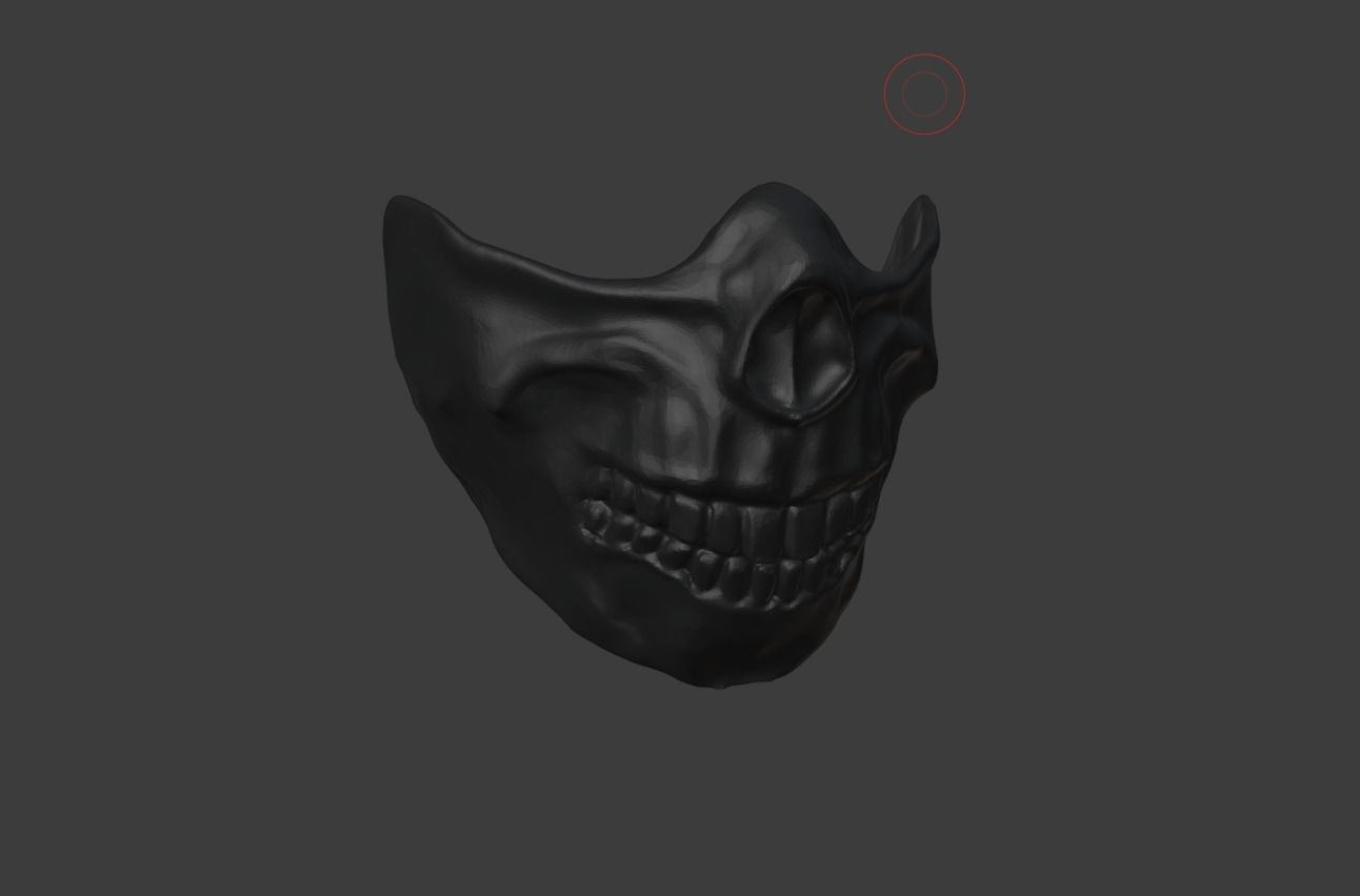 FOREVER PURGE MOVIE 2021 SCULL MASK - STL FILE 3 VERSIONS  3D print model_4