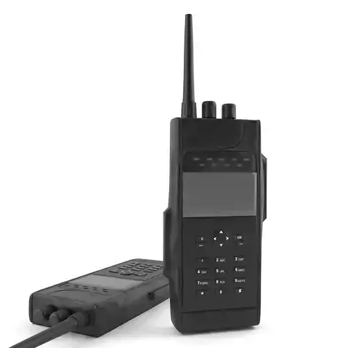 Walkie Talkie Radio 3D Model