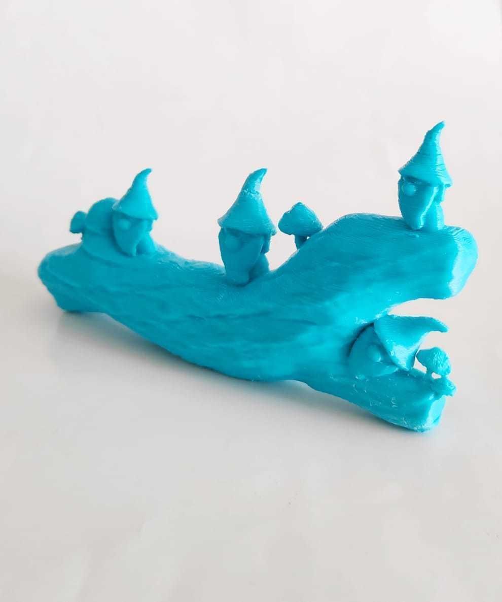 Gnome Tree 3D print model_4