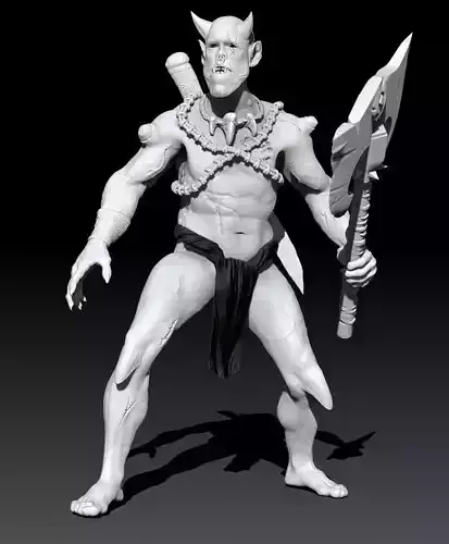 Orc  Fighter Zbrush Proyect