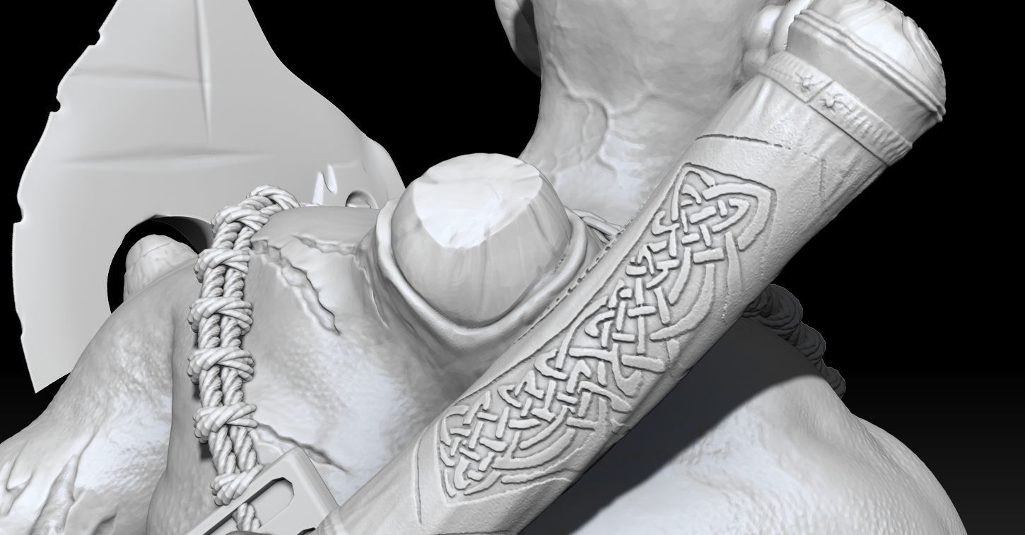 Orc  Fighter Zbrush Proyect 3D model_6