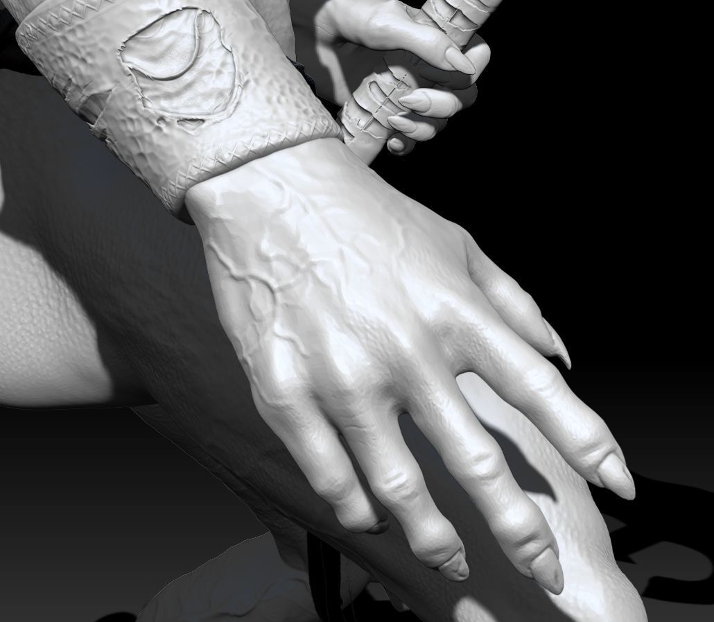 Orc  Fighter Zbrush Proyect 3D model_5