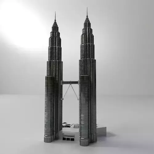 Petronas Twin Tower 3D model