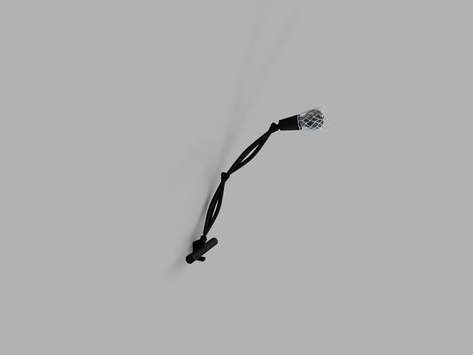 Modular articulating desk lamp or bed lamp 3D print model