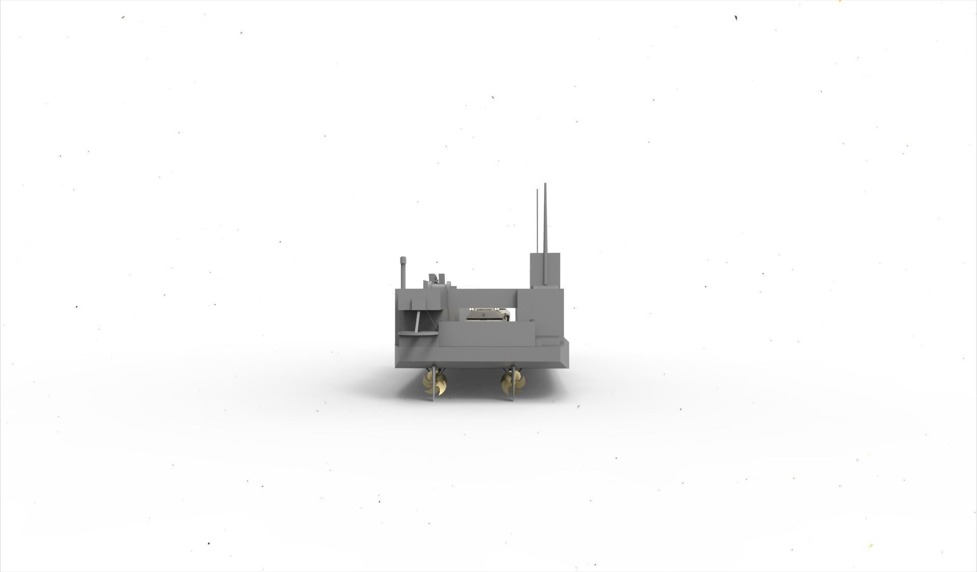Landing Ship tank 3D model_2