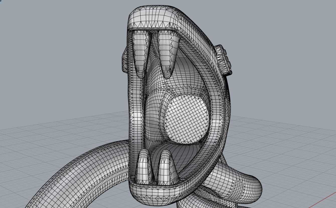 Gold ring snake printable model animal jewelry 3dm stl files 3D print model_7