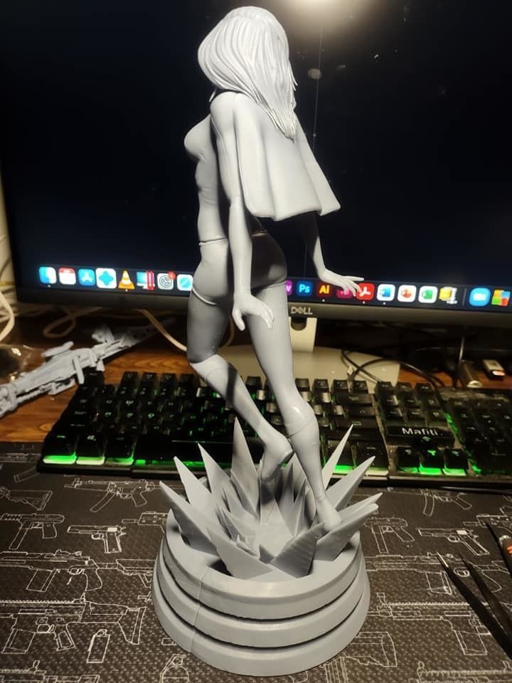 Fanart ATOM EVE - Statue  3D print model_17