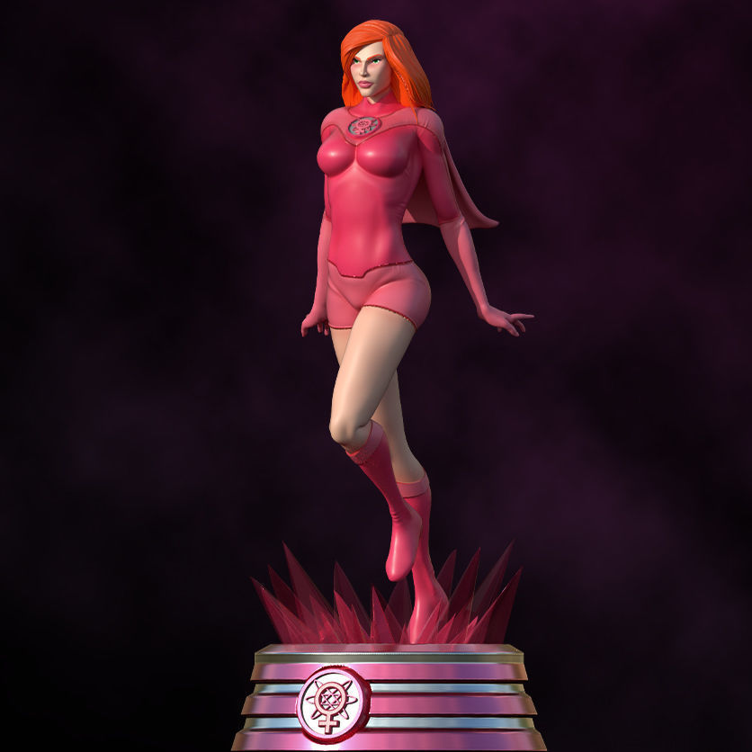 Fanart ATOM EVE - Statue  3D print model_6