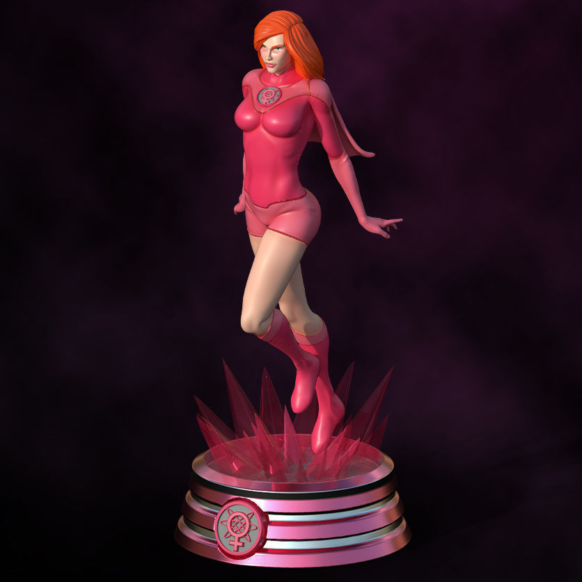 Fanart ATOM EVE - Statue  3D print model_8